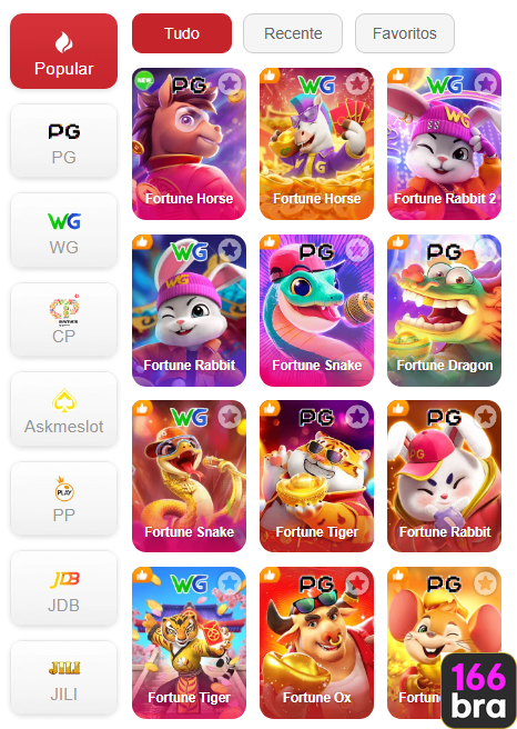 Experiência de Jogos 166bra.com